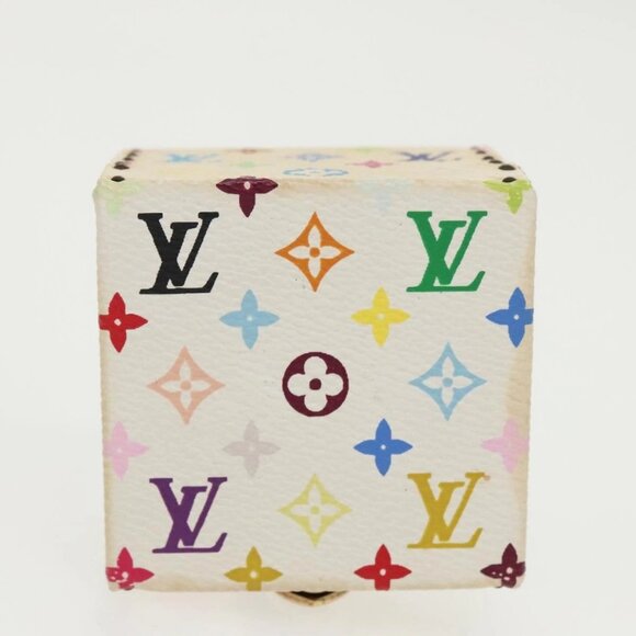 LOUIS VUITTON Monogram Multicolor Jewelry Box White LV Auth 96899A - Picture 6 of 16